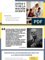 Desafíos y Contexto de La Formación Inicial Docente