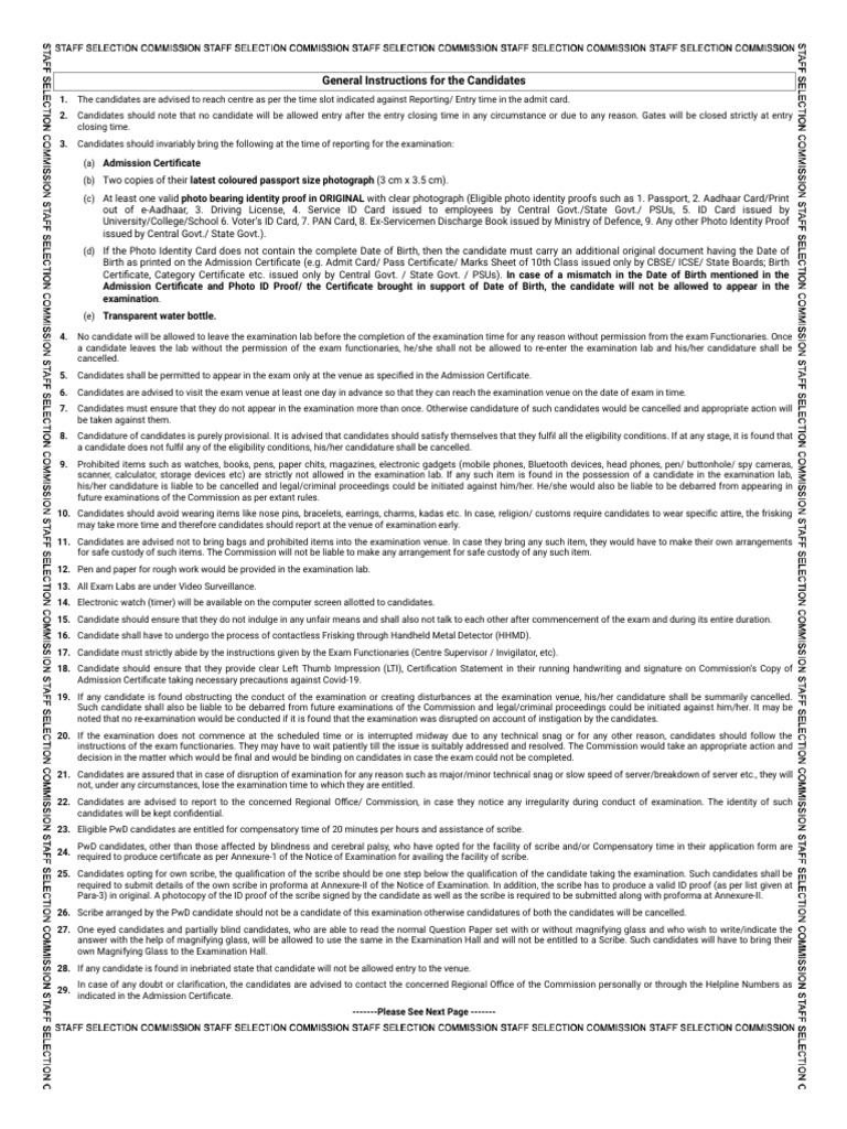 Admit Card | PDF | Identity Document