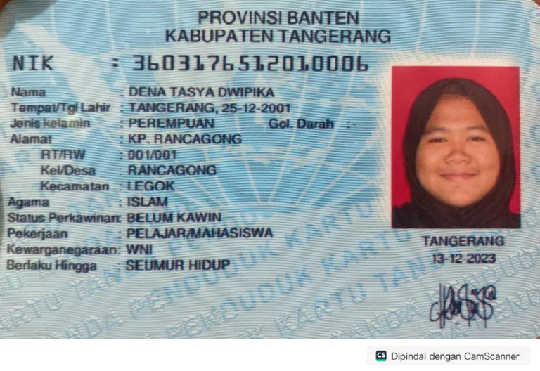 KTP Dena Tasya Dwipika | PDF