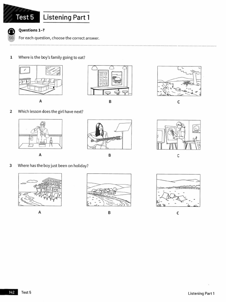Test 5 Listening Pdf
