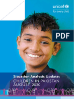 Situation Analysis Update 2020 - Children in Pakistan