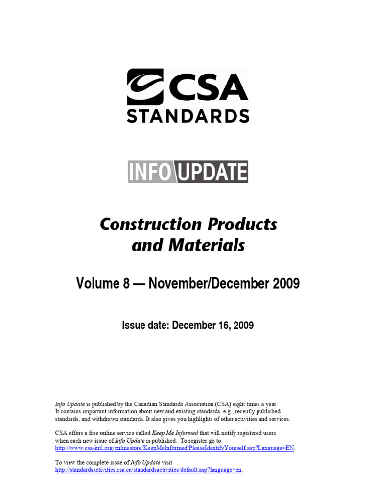 2009-8 Construction | PDF | Pipe (Fluid Conveyance) | Building Materials