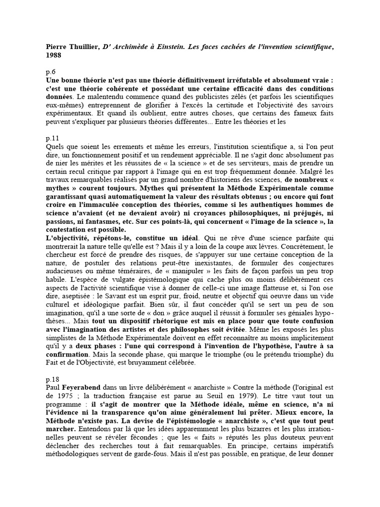 Les mythes de l'objectivité scientifique | PDF | Science | Leonard de Vinci