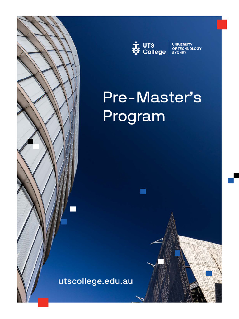 UTS Pre-Master's Program Overview | PDF | Academic Degree | Test Of ...
