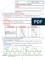 Cours Systèmes Oscillants