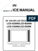 Funai Lcda2006 LCD TV SM
