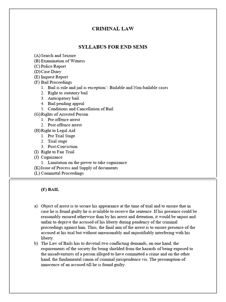 Understanding Bail in Pakistan's Criminal Law | PDF | Bail | Crime ...
