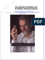 Download pdf of Gesundheit Verboten Unheilbar War Gestern 5Th Edition Andreas Kalcker full chapter ebook 