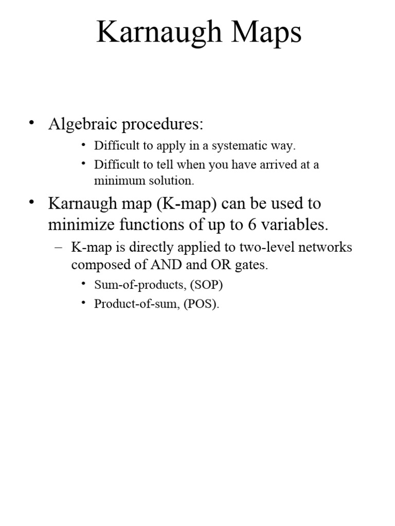 Karnaugh maps pdf mathematical logic theoretical computer science