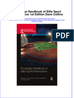 Download full ebook of Routledge Handbook Of Elite Sport Performance 1St Edition Dave Collins online pdf all chapter docx 
