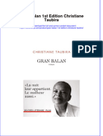 PDF of Gran Balan 1St Edition Christiane Taubira Full Chapter Ebook