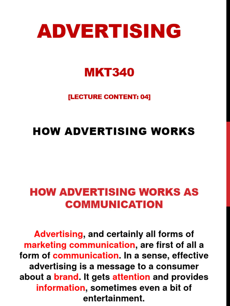 Understanding Advertising Communication | PDF | Brand | Advertising