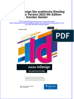 PDF of Adobe Indesign Der Praktische Einstieg Aktuell Zur Version 2023 9Th Edition Karsten Geisler Full Chapter Ebook