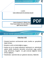 6.hafta - Kamu Görevli̇leri̇ Eti̇k Davraniş İlkeleri̇