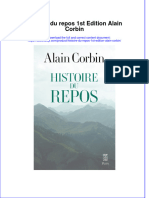 PDF of Histoire Du Repos 1St Edition Alain Corbin Full Chapter Ebook