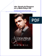 PDF of Aleksandar Novela de Romance Oscuro Y Mafia Robyn Hill Full Chapter Ebook