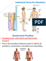 Part 2 - Basic Anatomical Terms For Directions and Body Cavities