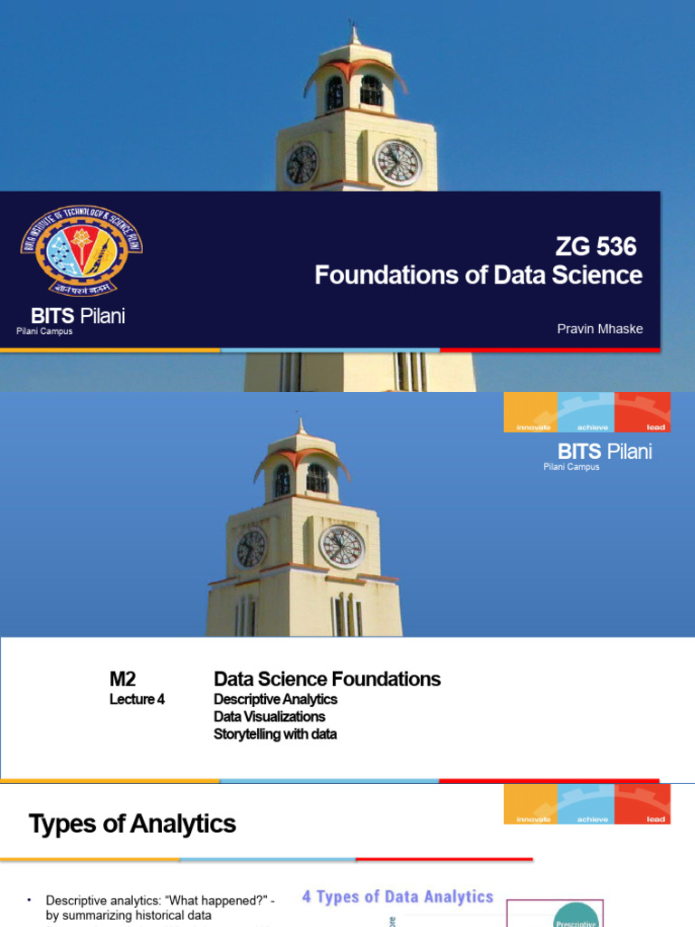 Data Science Foundations: Descriptive Analytics | PDF | Quartile ...