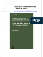 Download pdf of Agroselekt Reihe 4 Veterinarmedizin Band 34 Heft 6 full chapter ebook 