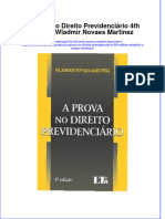 full download A Prova No Direito Previdenciario 4Th Edition Wladmir Novaes Martinez online full chapter pdf 