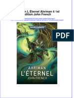 PDF of Ahriman L Eternel Ahriman 4 1St Edition John French Full Chapter Ebook