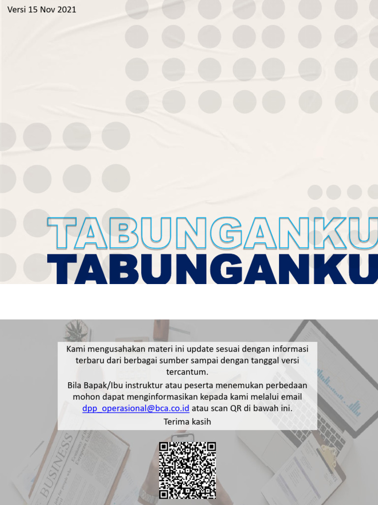 Manfaat dan Cara Mendapatkan Tabunganku | PDF | Bisnis