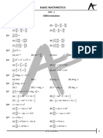 DPP - 02 - Basic Maths - Differentiation NJ247