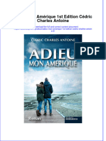 Full Download Adieu Mon Amerique 1St Edition Cedric Charles Antoine 2 Online Full Chapter PDF