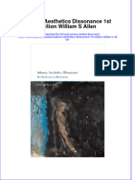 Full Download Adorno Aesthetics Dissonance 1St Edition William S Allen Online Full Chapter PDF