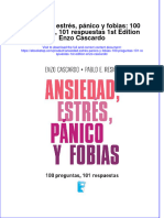 PDF of Ansiedad Estres Panico Y Fobias 100 Preguntas 101 Respuestas 1St Edition Enzo Cascardo Full Chapter Ebook