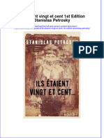 Download pdf of Ils Etaient Vingt Et Cent 1St Edition Stanislas Petrosky full chapter ebook 