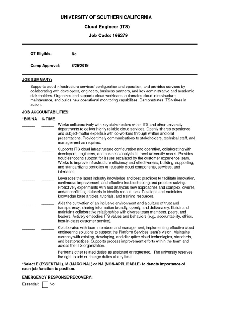 Cloud Engineer ITS | PDF | Cloud Computing | Computing