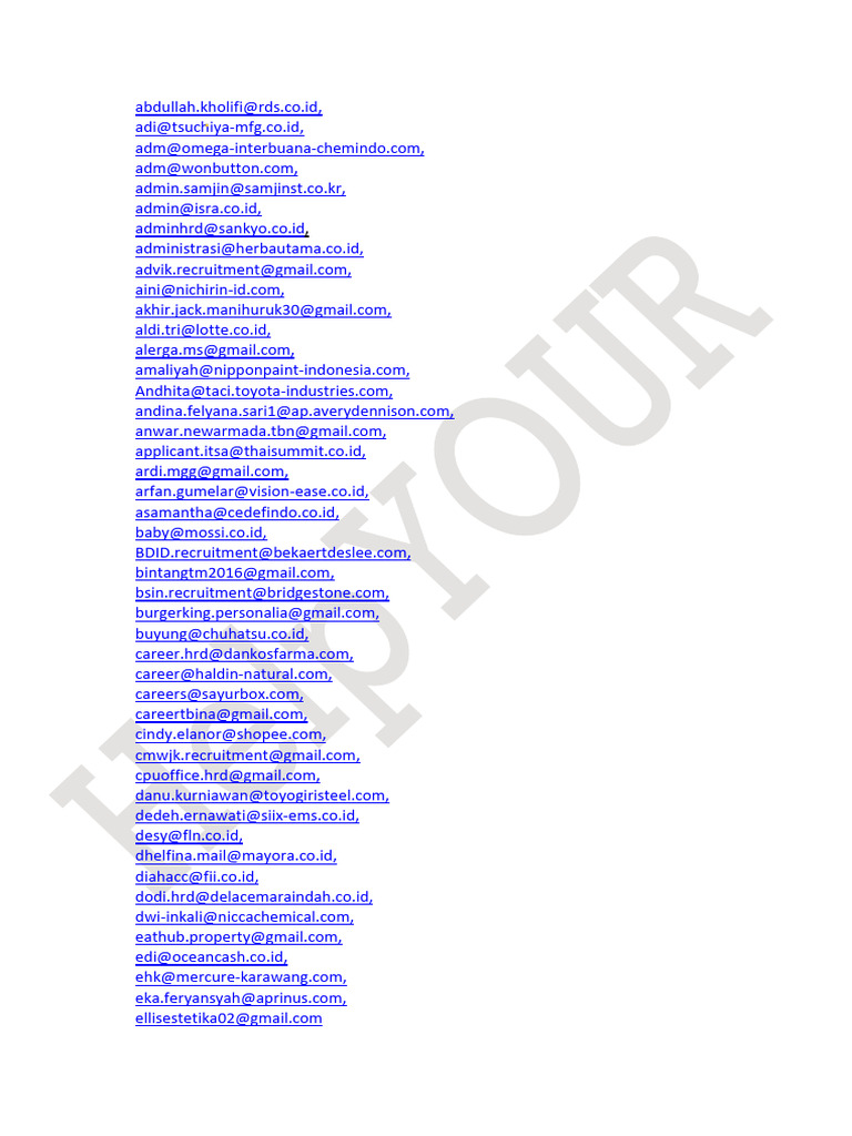 Random Email - 240309 - 140217 | PDF | Career & Growth | Business