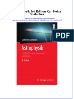 Full Download Astrophysik 3Rd Edition Karl Heinz Spatschek 2 Online Full Chapter PDF
