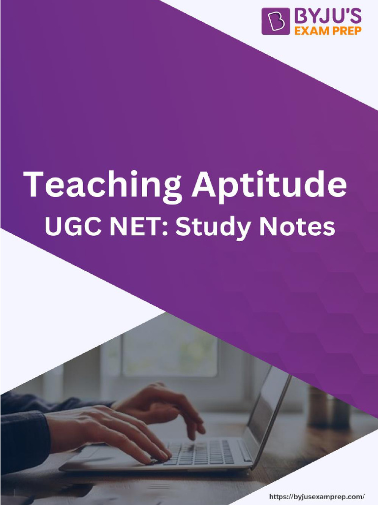 Teaching aptitude for ugc net study notes ugc net paper 1 18 69 68