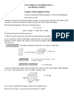 Activity Sheet in Mathematics 4 (Q4-WK3)
