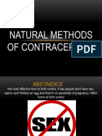 Natural Methods of Contraception