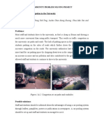 Project P - Traffic Congestion in The University