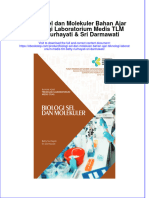 Full Download Biologi Sel Dan Molekuler Bahan Ajar Teknologi Laboratorium Medis TLM Betty Nurhayati Sri Darmawati Online Full Chapter PDF