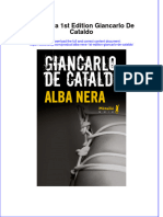 Full Download Alba Nera 1St Edition Giancarlo de Cataldo Online Full Chapter PDF