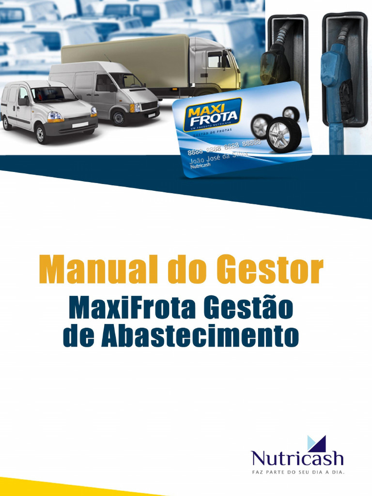 Manual do Gestor: MaxiFrota Abastecimento | PDF | Informática