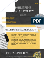 Philippine Fiscal Policy - Expert Group 5