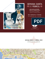 Semana Santa Ferrol 2022 - Procesionario Junta General de Cofradías 2022