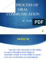 The Process of Oral Communication
