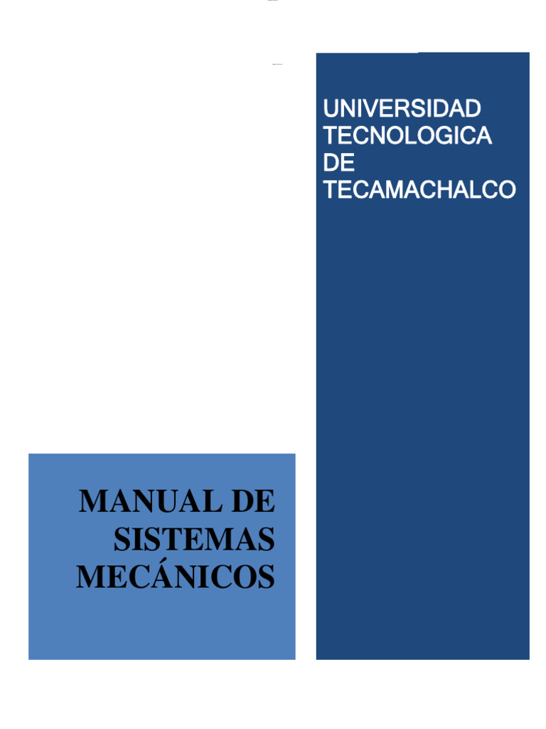 Sistemas Mecanicos I Pdf Cinemática Motores