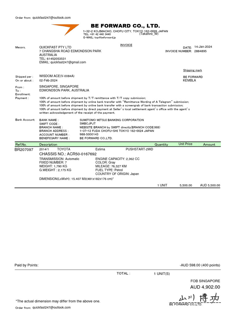 2884895invoice 2 | PDF