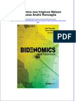 Download pdf of Bidenomics Nos Tropicos Nelson Barbosa Andre Roncaglia full chapter ebook 