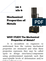 Module 6 Mechanical Properties of Metals