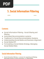 Social Information Filtering