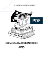 Cuadernillo 2023 Matematica